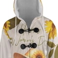 thumbnail image 4 of Happy Women's Day Pitbull Sunflower Vintage Proud Mom All Over Print 3D Hooded Duffle Toggle Coat Terrier Dog Lover - 02030, 4 of 6