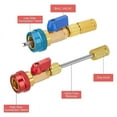 R134A Valve Core Quick Remover Installer High / Low Pressure Valve Core