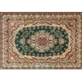 thumbnail image 1 of Ahgly Company Indoor Rectangle Traditional Reddish Brown Medallion Area Rugs, 5' x 8', 1 of 6