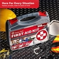 thumbnail image 6 of 2-in-1 First Aid Kit for Car, Travel & Home, Businesses - Bonus Mini Kit for Medical Emergency Aid, Survival, Camping - FSA & HSA Eligible - 348 Pcs, Large Hardcase FAK, 6 of 9