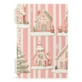 thumbnail image 7 of FORMRS 1-Subject Spiral Notebook 8" x 5" College Ruled 60 Refillable Sheet A5 Hard Cover, 2 Pack, Light Green Christmas Houses, 7 of 7