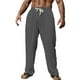 thumbnail image 2 of Ceisia Gift Men's Spring/Summer Sports Pants - Solid-Color Casual Loose Elastic Pocket Polyester-Spandex Comfortable Pants, 2 of 3