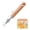 Knife-Brown, variant on ZOURIH Watermelon Slicer with Wooden Handle - Stainless Steel Fruit Cutter tool for Watermelon,Mango,Pitaya - Portable for Camping,Picnics,Home,Parties - Effortless Cubes & No Mess,Brown