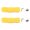 Yellow, variant on Cathalem Cool Shoelace Patterns Video Strapless Adjustable Elastic Sports Laces No Tie Shoelaces for Seniors Yellow One Size