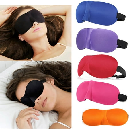 1-10Pcs Travel 3D Eye Mask Sleep Soft Padded Shade Cover Rest Relax Sleeping (Best Eye Covers For Sleeping)