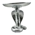 thumbnail image 3 of Estatua de serpiente de resina con bandeja, adorno de cuenco con llavero, escultura de figura moderna Argén, 3 of 9