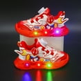 2024 Hot Selling Boys Spring Casual Blue Cartoon Sneakers Light Up Shoe