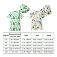 thumbnail image 7 of FYMNSI Baby Boy Swimsuit One Piece Toddler Swimsuit Rash Guard Bathing Suit Kids Swimwear with Hat 12-24 Months Green, 7 of 7