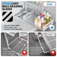 thumbnail image 3 of Organizador para debajo del fregadero Biboraya con 2 niveles y cajones extraíbles, blanco, 3 of 7