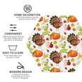 thumbnail image 4 of Disketp Thanksgiving Turkey Funny Coasters,6 Pcs Leather Coasters With Holder, Perfect Housewarming Hostess Gifts,Protect Furniture From Water Marks Scratch And Damage, 4 of 9
