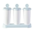 thumbnail image 3 of Billuyoard Molde de silicona para hacer cubitos de hielo, 3 uds., bandeja para cubitos de hielo en forma de panal, molde de silicona Magnum, molde de grado Cocina y Comedor Azul Billuyoard HA004944-02, 3 of 6