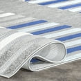 thumbnail image 6 of nuLOOM Laurie Colorful Striped Indoor/Outdoor Area Rug, 7' 6" x 9' 6", Light Gray, 6 of 9