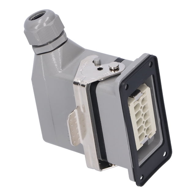 "Industrial-Grade 10-Pin Side-Exit Waterproof Connector with High-Temp Coating for Automation Systems"
(Character count: 97)
Alternative option:
"Silver-Plated Brass Heavy Duty 10-Core