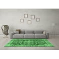 thumbnail image 3 of Ahgly Company Indoor Rectangle Persian Emerald Green Traditional Area Rugs, 8' x 12', 3 of 4
