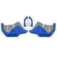 thumbnail image 1 of Par Motocicleta Manillar Parabrisas Mano Guardia Protector Azul Gris Unique Bargains guardamanos para deportes motorizados, 1 of 7