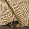 thumbnail image 3 of Hauteloom Nasugbu Jute Living Room, Bedroom Area Rug - Bohemian, Transitional - Tan, Black - 2' x 3', 3 of 8