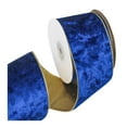 thumbnail image 3 of Cinta navideña para envolver regalos, decorativa, de terciopelo, elegante, de 10 m de largo. Azul, 3 of 9