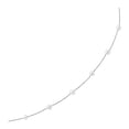 thumbnail image 1 of Collier en Or Blanc 14k avec Perles Blanches 18 Po, 1 of 3