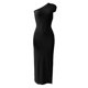 thumbnail image 2 of SAYOO Vestidos Largos para Mujer, Adulto Color Sólido Sin Mangas Un Hombro Plisado Abertura Lateral Slim Fit Vestido Femenino SAYOO  Moda, 2 of 9