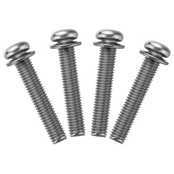 Wall Mounting Screws Bolts for Samsung TV - M8 x 43mm with Pitch 1.25mm, Solid Screw Bolt Hardware for Mounting TV, TV Mounting Bolts Work with Samsung 50? 55" 65"