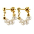 thumbnail image 2 of Pendientes de perlas elegantes, pendientes de cuentas, pendientes vintage, pendientes de perlas, los pendientes, 2 of 9