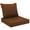 Coffee, variant on Eurhowing 19×19in Outdoor Deep Seat Cushion Set 2 Piece, Waterproof & Fade-Resistant Seat Bottom and Back Cushion, Removable Chair Cushions for Sofa Couch