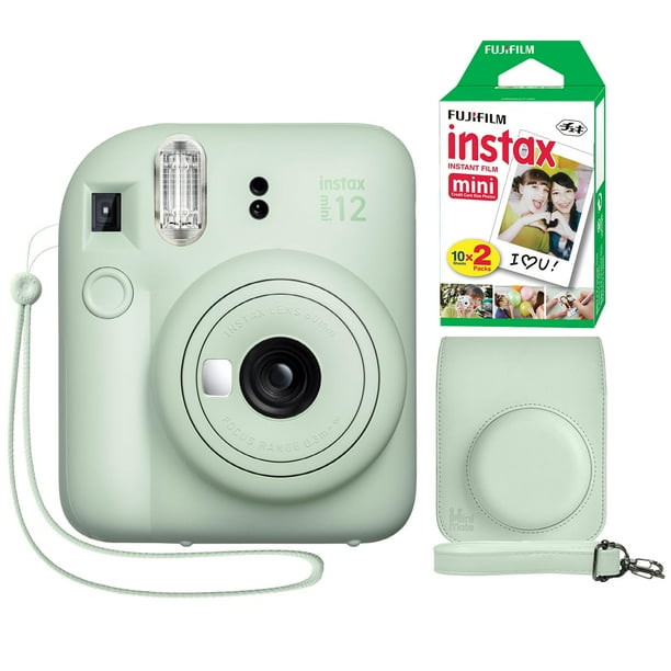 Cámara instantánea Fujifilm Instax Mini 12 + funda con película de 20 hojas