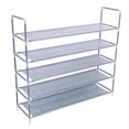 thumbnail image 5 of Fantadool 5-Tier Simple Assembly Non-woven Shoe Rack, Fabric, Gray, 5 of 8