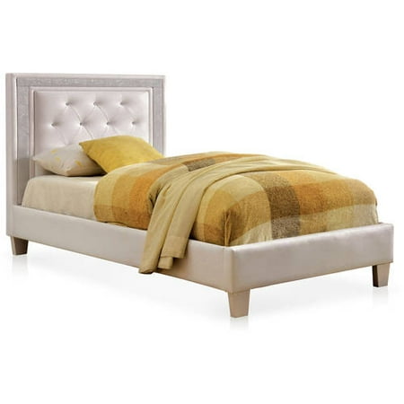 Furniture of America Pursel I Contemporary Full Bed, White - www.bagssaleusa.com