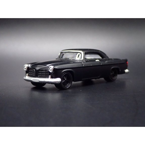 Open Box 1955 55 CHRYSLER 300C BLACK 1:64 SCALE COLLECTIBLE DIORAMA DIECAST MODEL CAR
