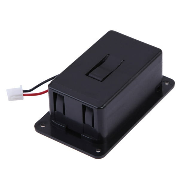 Caja de batería para pastilla de bajo de guitarra de 9V, estuche protector, accesorios de cubierta de compartimento WDOplteas Para estrenar