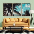 thumbnail image 3 of IDEA4WALL 3 Piece Canvas Wall Art Tropical Palm Trees Canvas Prints Framed Wall Art Decor, 3 of 4