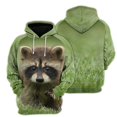 thumbnail image 3 of Sudadera con capucha con estampado 3D de murciélago, erizo y hámster para hombre, sudadera de manga larga, abrigo con capucha de gran tamaño a la moda urbana, 3 of 5