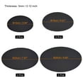 thumbnail image 3 of Uxcell 4" 6" 8" 10" Round Plant Coasters Felt Pad Mat, Black + Gray 16in1 Set, 3 of 6