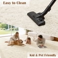 thumbnail image 6 of Lanbertent 5ft x 8ft Shag Area Rug, Soft Fluffy Area Rugs for Living Room Bedroom Plush Pile Carpets, Cream White, 6 of 8