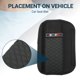 thumbnail image 3 of Funda para cinturón de seguridad con diamantes de imitación para coche, correa para el hombro, fundas suaves y cómodas, color gris, 2 uds., 3 of 8