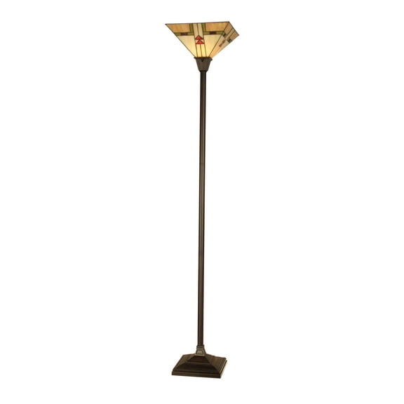 Dale Tiffany Arrowhead Mission Torchiere