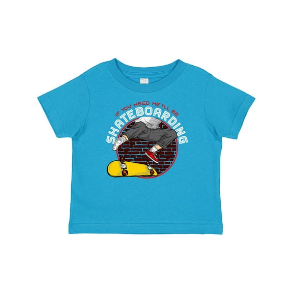 Inktastic Skateboarding Gift for Skater Boys Toddler T-Shirt