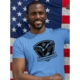 thumbnail image 2 of Eagle Independence Day T-Shirt Men -Image by Shutterstock, Male x-Large, 2 of 4