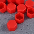 thumbnail image 4 of Chidian 20pcs Wheel Lug Nut Covers Bolts Covers Screw Protect Caps 21mm (Red), 4 of 9