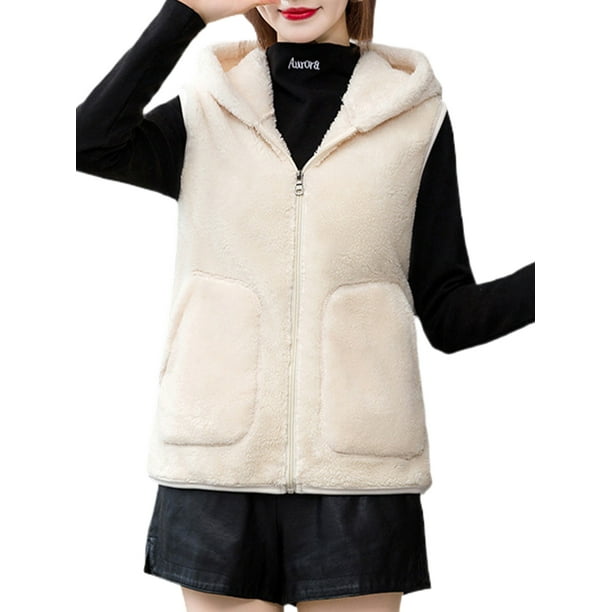 Cream colored top fleece jacket