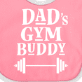 thumbnail image 4 of Inktastic Daddy Gym Buddy Workout Fitness Boys or Girls Baby Bib, 4 of 4