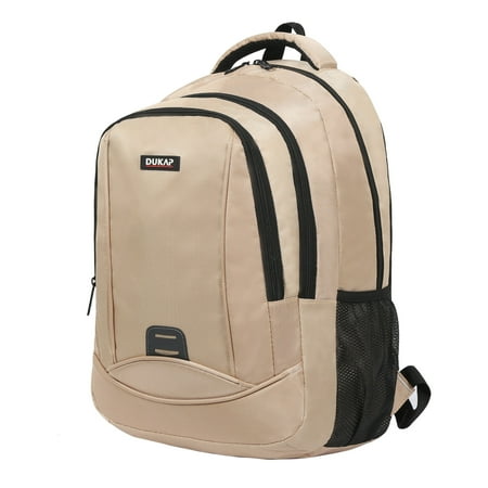 InUSA Noric Executive Backpack for 15.6-inch Laptop, Multi-Compartment, Spacious Storage Backpacks, Easy Carrying with Reinforced Straps, Sand