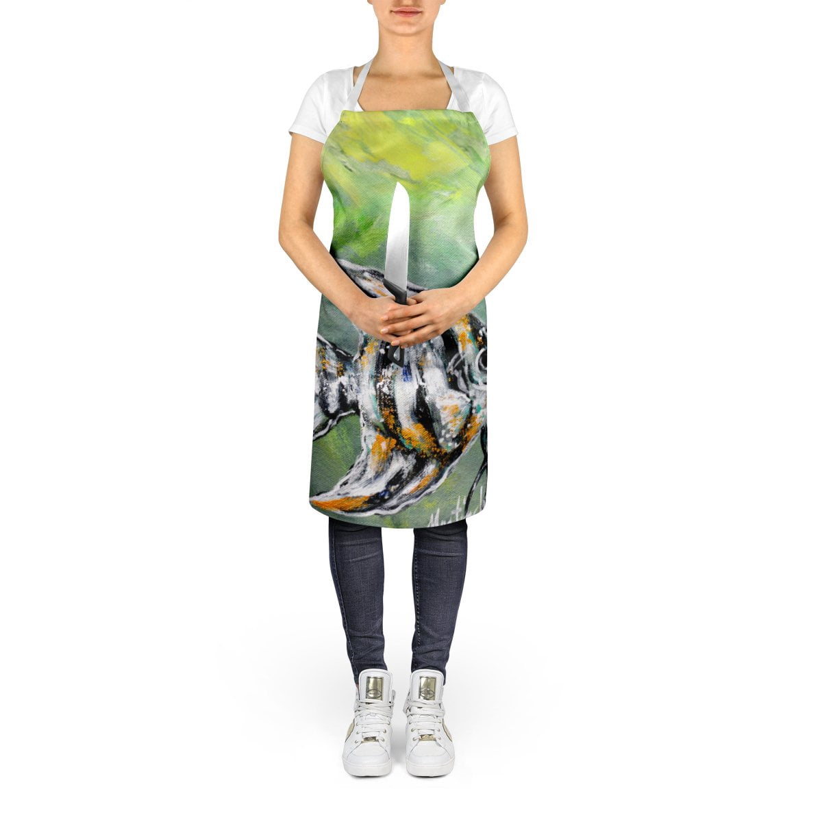 Nancys Fish Apron 27 in x 30 in