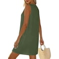 thumbnail image 4 of Sleeveless V Neck Bathing Suit Coverups for Women Summer Swimsuit Bikini Beach Cover Ups Dress, 4 of 7