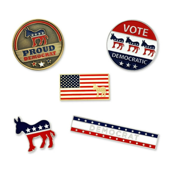 PinMart's Democrat 5-Pin Set