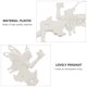 thumbnail image 4 of 10 unids Navidad decorativo colgante árbol árbol colgante colgante ornamento blanco, 4 of 5