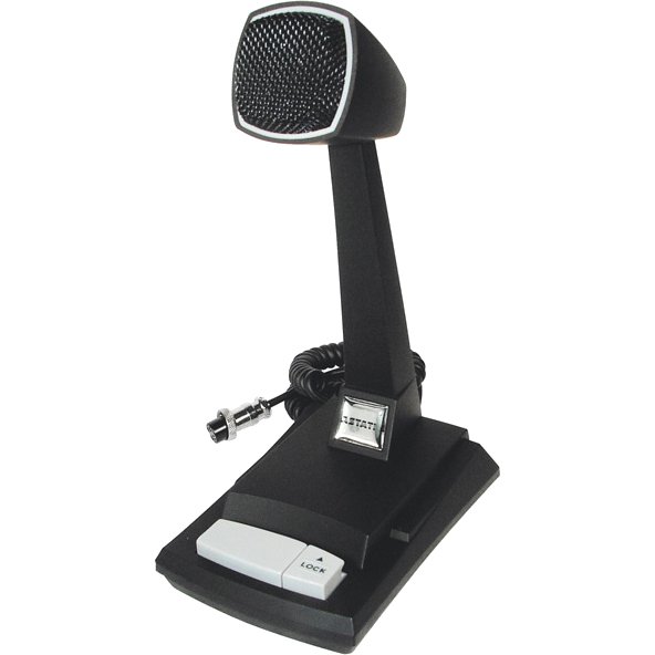 Amplified Ceramic Desk CB Microphone