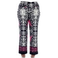 thumbnail image 2 of White Mark Women's Plus Size Printed Palazzo Pants, 2 of 5