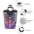 thumbnail image 4 of XMXY Meditation Spiritual Rectangular Laundry Basket Organizer , Collapsible Folding Tall Clothes Hampers for Laundry with Handles, 4 of 6
